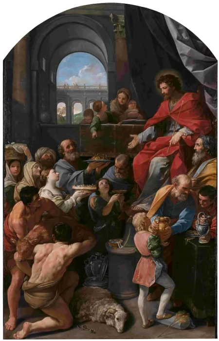 Framed Print : The Triumph of Job, 1636. Creator: Reni, Guido (1575-1642) Framed Print : The Triumph of Job, 1636. Creator: Reni, Guido (1575-1642)