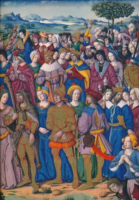 Framed Print : The Triumph of Love, c15th century, (1937). Artist: Emile- Aurele Van Moe Framed Print : The Triumph of Love, c15th century, (1937). Artist: Emile- Aurele Van Moe