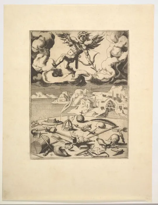 Framed Print : The Triumph of Love from The Triumphs of Petrarch, ca. 1548-49. Creator: Unknown Framed Print : The Triumph of Love from The Triumphs of Petrarch, ca. 1548-49. Creator: Unknown
