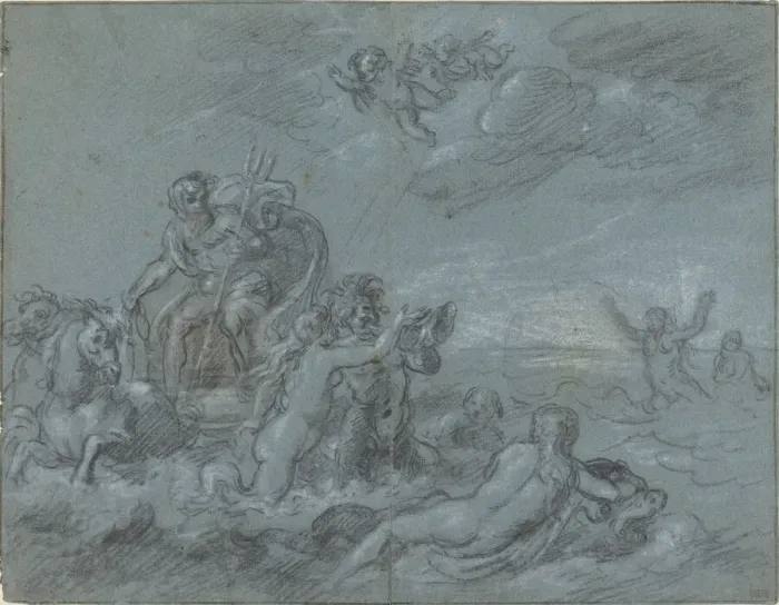 Framed Print : The Triumph of Neptune, 18th century. Creator: Unknown Framed Print : The Triumph of Neptune, 18th century. Creator: Unknown