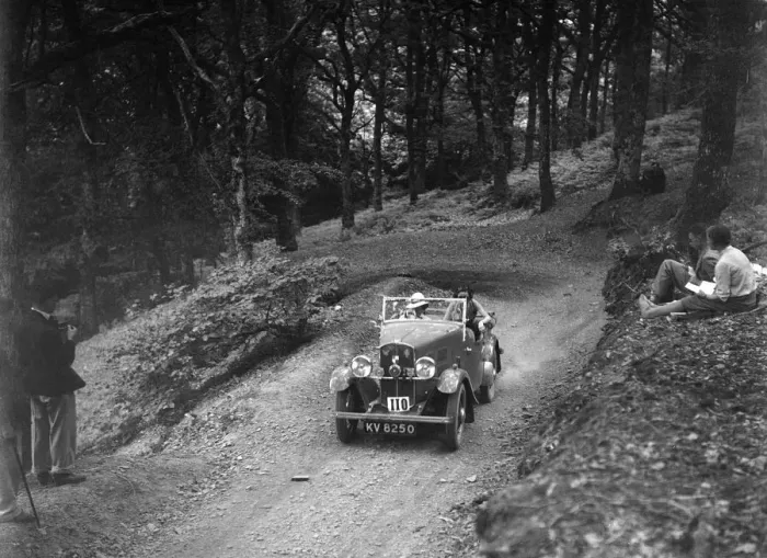 Framed Print : Triumph open tourer taking part in the B&HMC Brighton-Beer Trial, Fingle Bridge Hill Framed Print : Triumph open tourer taking part in the B&HMC Brighton-Beer Trial, Fingle Bridge Hill