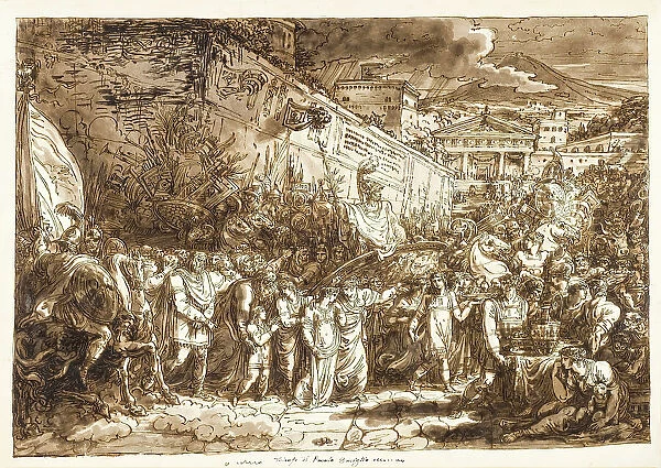 The Triumph of Paulus Emilius, between circa 1812 and circa 1813. Creator: Felice Giani
