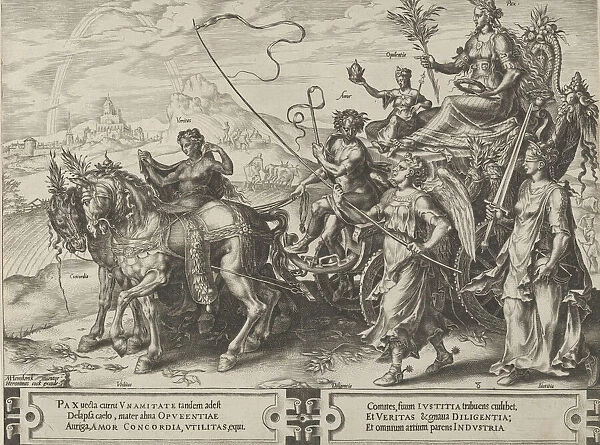 The Triumph of Peace, from The Cycle of the Vicissitudes of Human Affairs, plate 8, 1564