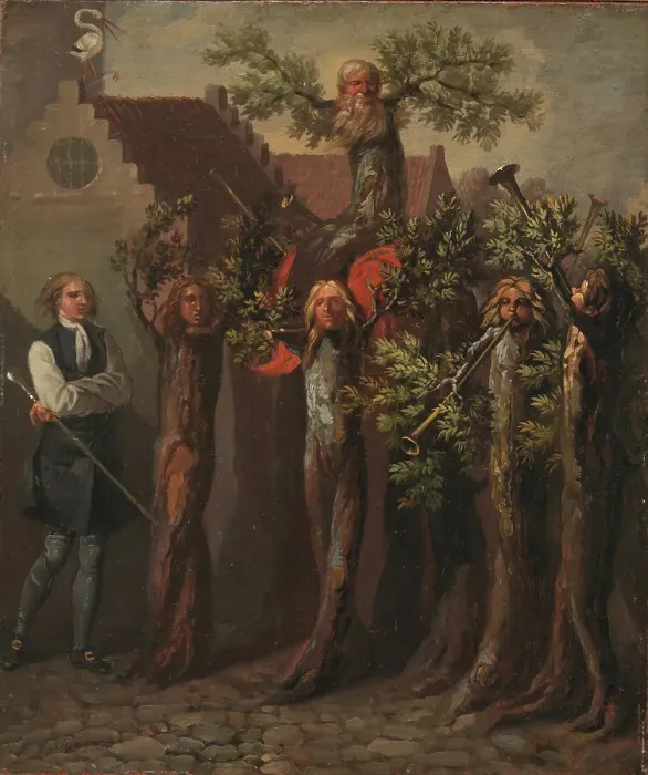 Framed Print : The Triumph of a Potuan, whose Reform Proposal has been Approved, 1785-1787. Creator: Nicolai Abraham Abildgaard Framed Print : The Triumph of a Potuan, whose Reform Proposal has been Approved, 1785-1787. Creator: Nicolai Abraham Abildgaard