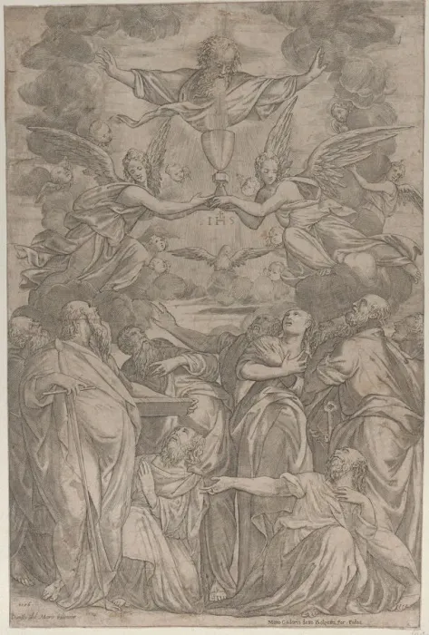 Framed Print : The Triumph of the Sacrament, 1576. 1576. Creator: Anon