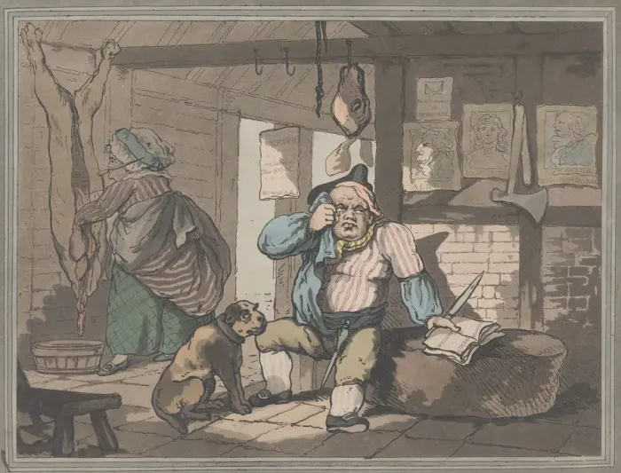 Framed Print : The Triumph of Sentiment, January 15, 1787. January 15, 1787. Creator: Thomas Rowlandson Framed Print : The Triumph of Sentiment, January 15, 1787. January 15, 1787. Creator: Thomas Rowlandson