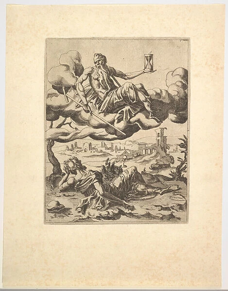 The Triumph of Time from The Triumphs of Petrarch, ca. 1548-49. Creator: Unknown