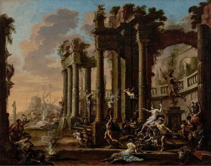 Framed Print : The Triumph of Venus, about 1720-1730. Creator: Alessandro Magnasco Framed Print : The Triumph of Venus, about 1720-1730. Creator: Alessandro Magnasco