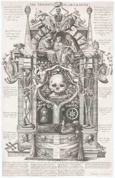 Framed Print : The Triumphal Arch of Death, Between 1635 and 1660 Framed Print : The Triumphal Arch of Death, Between 1635 and 1660