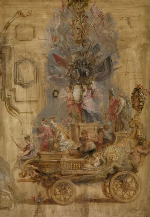 Framed Print : The Triumphal Chariot of Kallo, 1638. Creator: Rubens, Pieter Paul (1577-1640) Framed Print : The Triumphal Chariot of Kallo, 1638. Creator: Rubens, Pieter Paul (1577-1640)