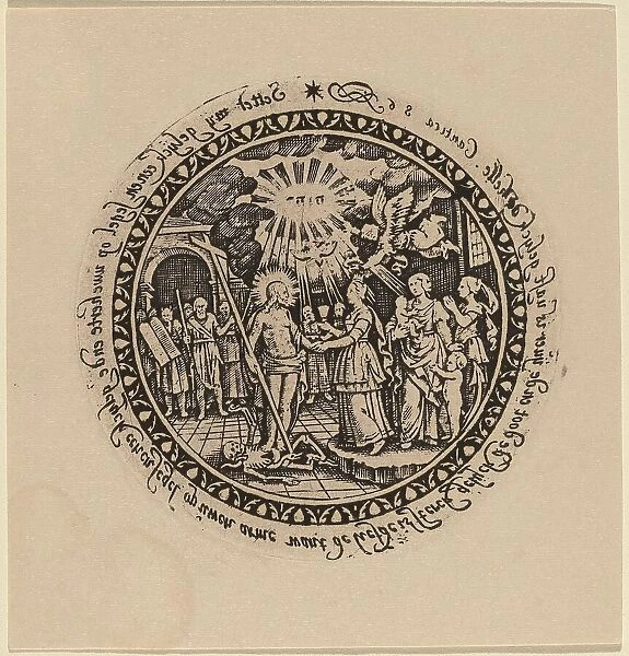 Triumphant Christ with Prophets and Saints. Creator: Unknown