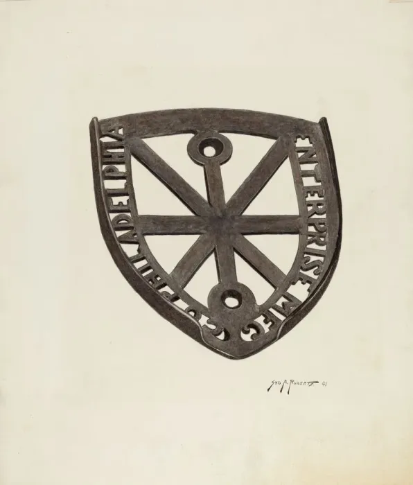 Framed Print : Trivet, 1941. Creator: Sydney Roberts Framed Print : Trivet, 1941. Creator: Sydney Roberts