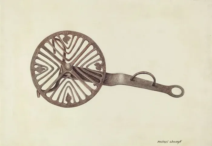Framed Print : Trivet, c. 1938. Creator: Michael Chomyk Framed Print : Trivet, c. 1938. Creator: Michael Chomyk