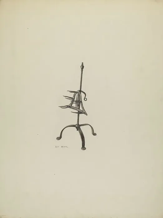 Framed Print : Trivet, c. 1938. Creator: Roy Weber