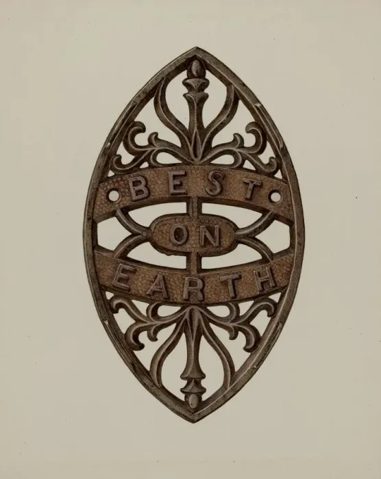Framed Print : Trivet, c. 1939. Creator: Albert Rudin Framed Print : Trivet, c. 1939. Creator: Albert Rudin