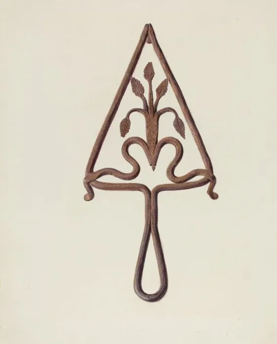 Framed Print : Trivet, c. 1939. Creator: Fritz Boehmer Framed Print : Trivet, c. 1939. Creator: Fritz Boehmer