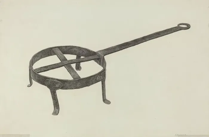 Framed Print : Trivet, c. 1939. Creator: Salvatore Borrazzo Framed Print : Trivet, c. 1939. Creator: Salvatore Borrazzo