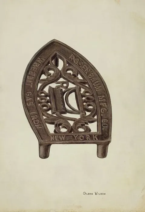 Framed Print : Trivet, c. 1941. Creator: Glenn Wilson Framed Print : Trivet, c. 1941. Creator: Glenn Wilson