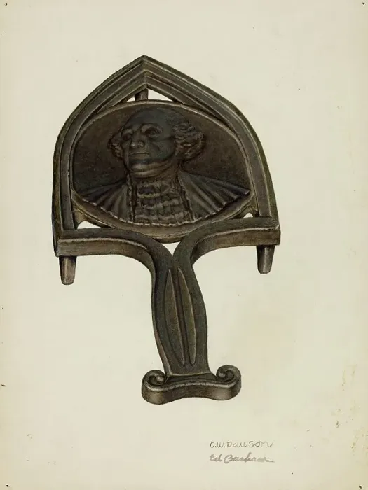 Framed Print : Trivet, c. 1942. Creator: Edward Bashaw Framed Print : Trivet, c. 1942. Creator: Edward Bashaw