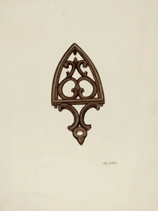 Framed Print : Trivet, c. 1942. Creator: LeRoy Griffith Framed Print : Trivet, c. 1942. Creator: LeRoy Griffith