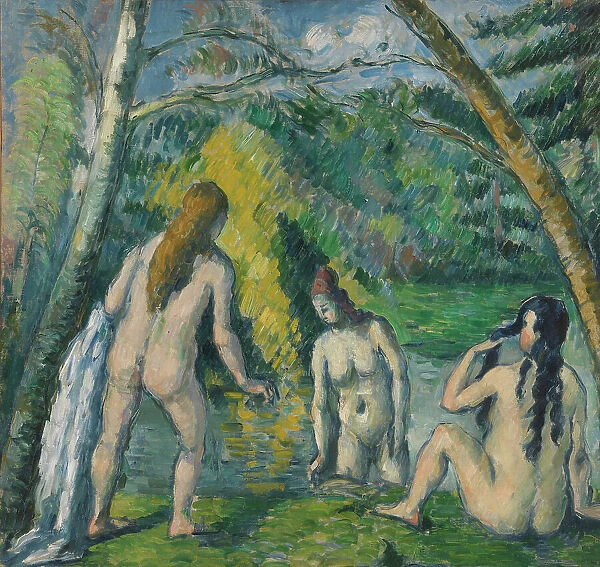 Trois baigneuses, between 1879 and 1882. Creator: Paul Cezanne