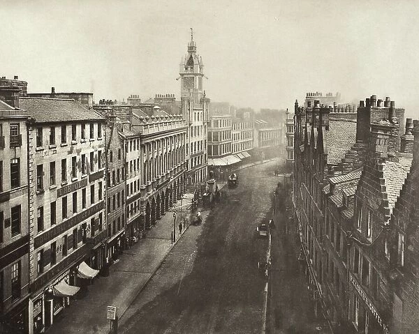Trongate From Tron Steeple (#17), Printed 1900. Creator: Thomas Annan