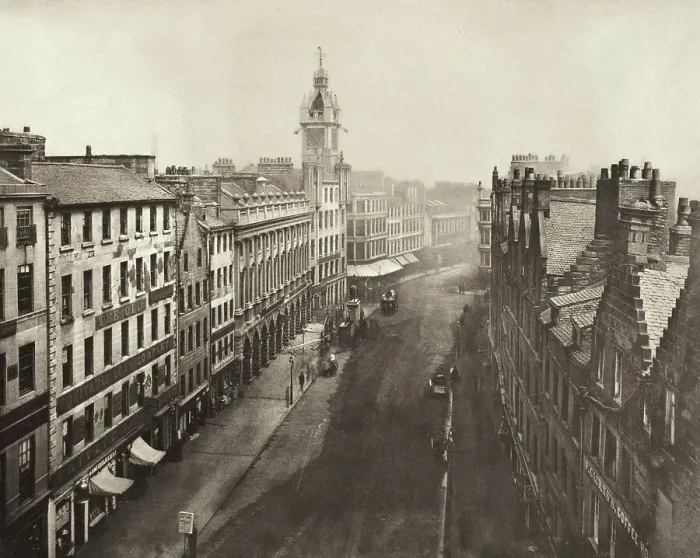 Framed Print : Trongate From Tron Steeple (#17), Printed 1900. Creator: Thomas Annan Framed Print : Trongate From Tron Steeple (#17), Printed 1900. Creator: Thomas Annan