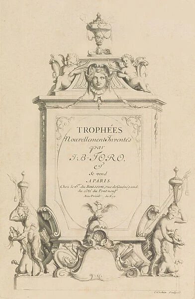 Trophees Nouvellement Inventez par J. B. Toro (Title Page), 1716. 1716