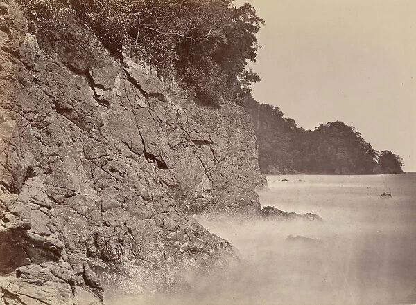 Tropical Scenery, Cliff - Limon Bay, 1871. Creator: John Moran