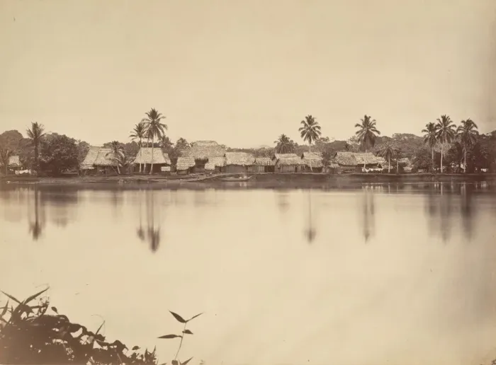 Framed Print : Tropical Scenery, Santa Maria del Real, Darien, 1871. Creator: John Moran