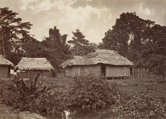 Framed Print : Tropical Scenery, Turbo Village, 1871. Creator: John Moran Framed Print : Tropical Scenery, Turbo Village, 1871. Creator: John Moran