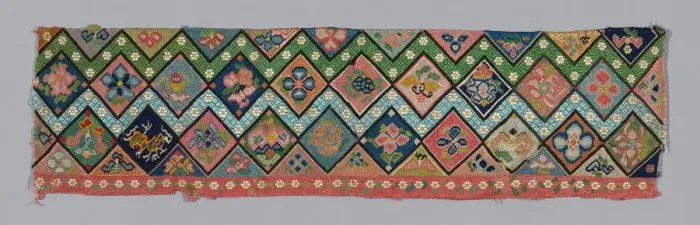 Framed Print : Trouser Band, China, Qing dynasty (1644-1911), 1875 / 1900. Creator: Unknown Framed Print : Trouser Band, China, Qing dynasty (1644-1911), 1875 / 1900. Creator: Unknown