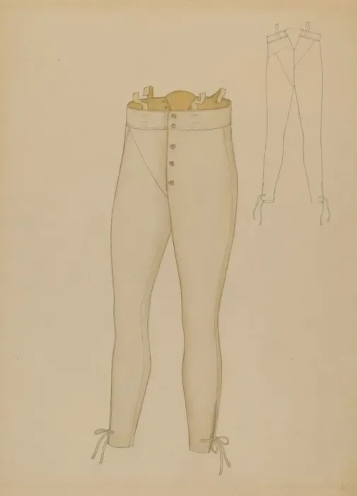 Framed Print : Trousers, c. 1937. Creator: Henry De Wolfe Framed Print : Trousers, c. 1937. Creator: Henry De Wolfe