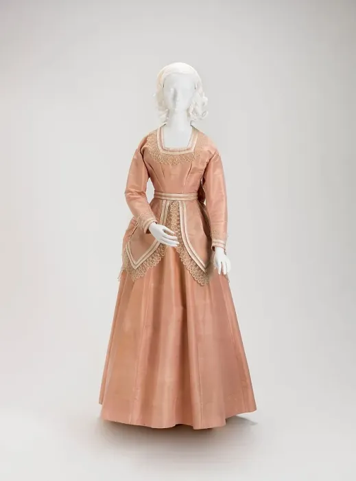 Framed Print : Trousseau Dress, 1871. Creator: Unknown Framed Print : Trousseau Dress, 1871. Creator: Unknown