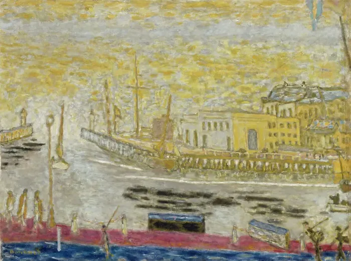 Framed Print : Trouville, la sortie du port, 1938-1944. Creator: Bonnard, Pierre (1867-1947) Framed Print : Trouville, la sortie du port, 1938-1944. Creator: Bonnard, Pierre (1867-1947)