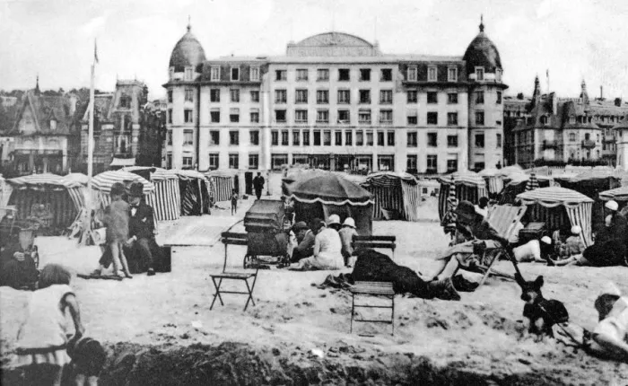 Framed Print : The Trouville Palace, Trouville, France, c1920s Framed Print : The Trouville Palace, Trouville, France, c1920s