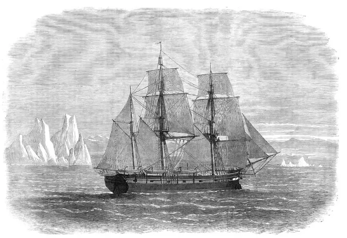 Framed Print : The Truelove, of Hull, the last of the sailing whalers, 1870. Creator: Unknown Framed Print : The Truelove, of Hull, the last of the sailing whalers, 1870. Creator: Unknown