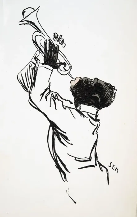 Framed Print : Trumpet Player, from White Bottoms pub. 1927 Framed Print : Trumpet Player, from White Bottoms pub. 1927