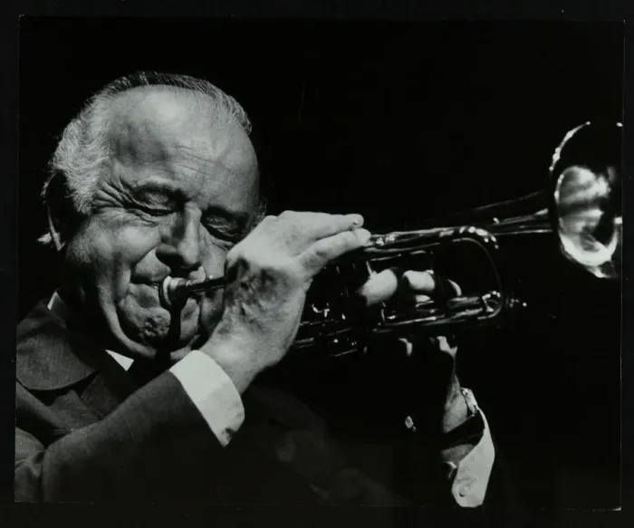 Framed Print : Trumpeter Kenny Baker playing at the Forum Theatre, Hatfield, Hertfordshire, 1978 Framed Print : Trumpeter Kenny Baker playing at the Forum Theatre, Hatfield, Hertfordshire, 1978