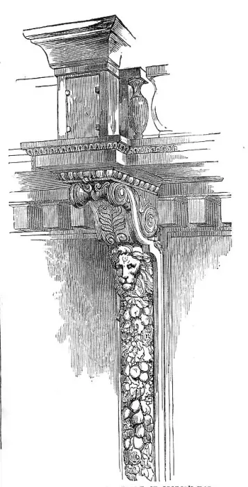 Framed Print : Truss Supporting the Gallery, St. George's Hall, Liverpool, 1854. Creator: Unknown Framed Print : Truss Supporting the Gallery, St. George's Hall, Liverpool, 1854. Creator: Unknown
