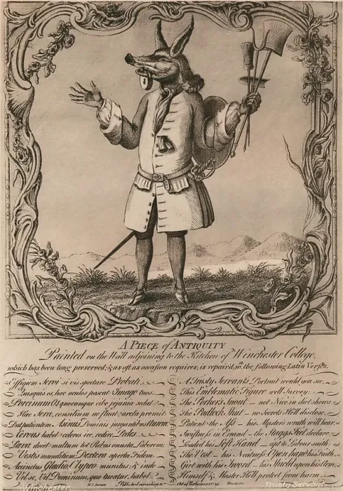 Framed Print : The Trusty Servant, 1579 (early 20th century(?)) Framed Print : The Trusty Servant, 1579 (early 20th century(?))
