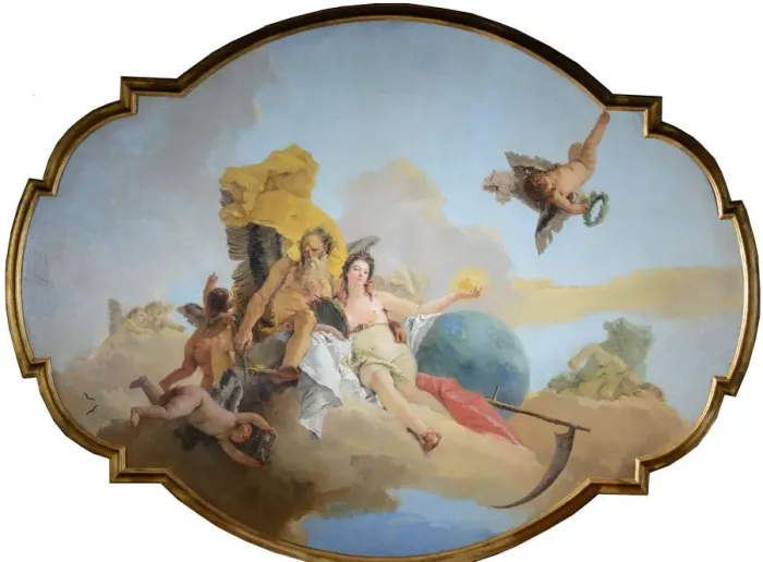 Framed Print : Truth Unveiled by Time, ca 1744 Framed Print : Truth Unveiled by Time, ca 1744