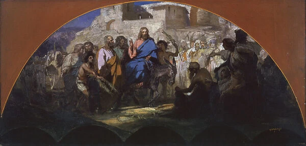 try of Christ into Jerusalem, 1876. Artist: Siemiradzki, Henryk (1843-1902)