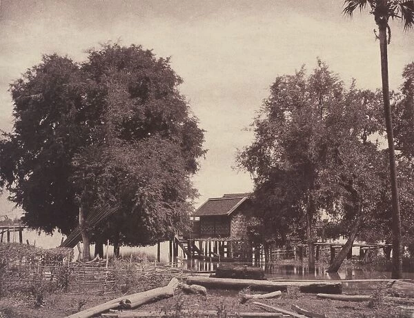 Tsagain Myo: View near the Irrawadi River, August 29-30, 1855
