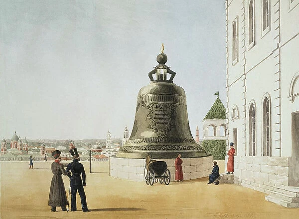 The Tsar Bell in the Moscow Kremlin, 1838