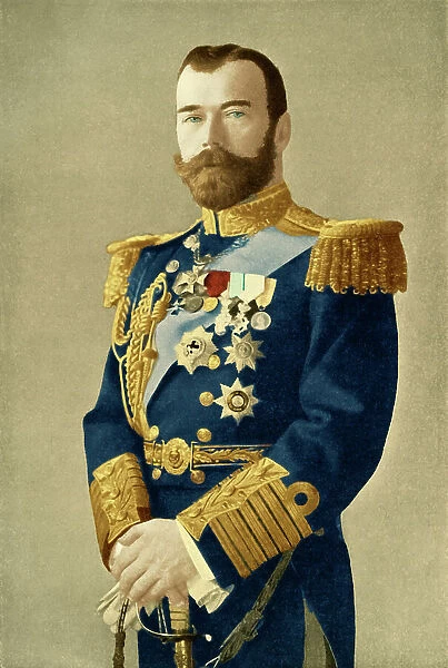 The Tsar Nicholas II, 1910s, (1920). Creator: Boissonnas & Eggler. The Tsar Nicholas II, 1910s, (1920). Creator: Boissonnas & Eggler