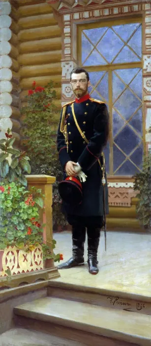 Framed Print : Tsar Nicholas II of Russia, 1896. Artist: Il ya Repin Framed Print : Tsar Nicholas II of Russia, 1896. Artist: Il ya Repin