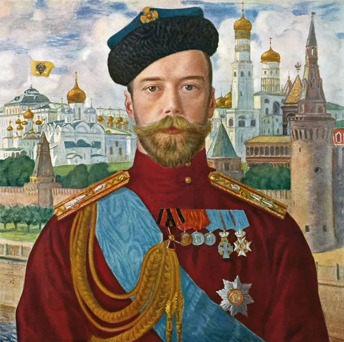 Framed Print : Tsar Nicholas II of Russia, 1915. Artist: Boris Mikhajlovich Kustodiev Framed Print : Tsar Nicholas II of Russia, 1915. Artist: Boris Mikhajlovich Kustodiev