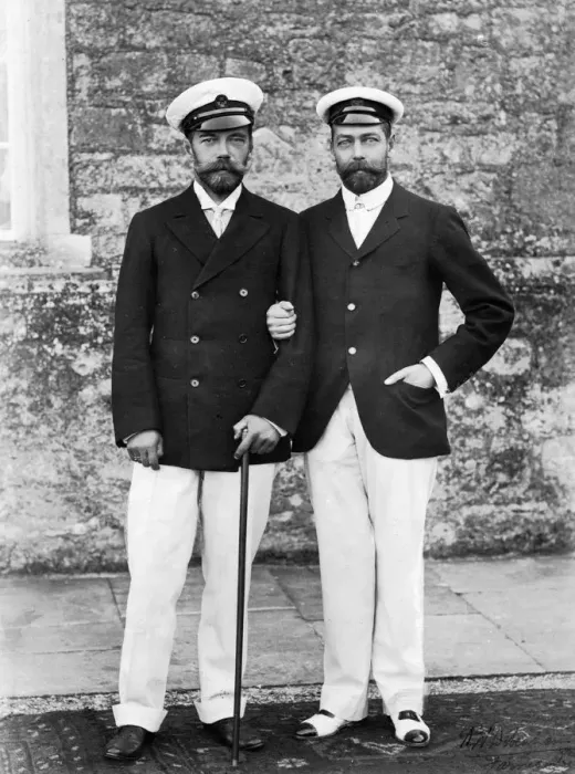 Framed Print : Tsar Nicholas II of Russia and King George V of Great Britain Framed Print : Tsar Nicholas II of Russia and King George V of Great Britain