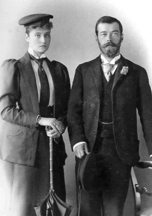 Framed Print : Tsarevich Nicholas Alexandrovich of Russia and Princess Alix of Hesse, London, 1894 Framed Print : Tsarevich Nicholas Alexandrovich of Russia and Princess Alix of Hesse, London, 1894